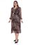 Immagine di PLUS SIZE CHIFFON ANIMAL PRINT DRESS
